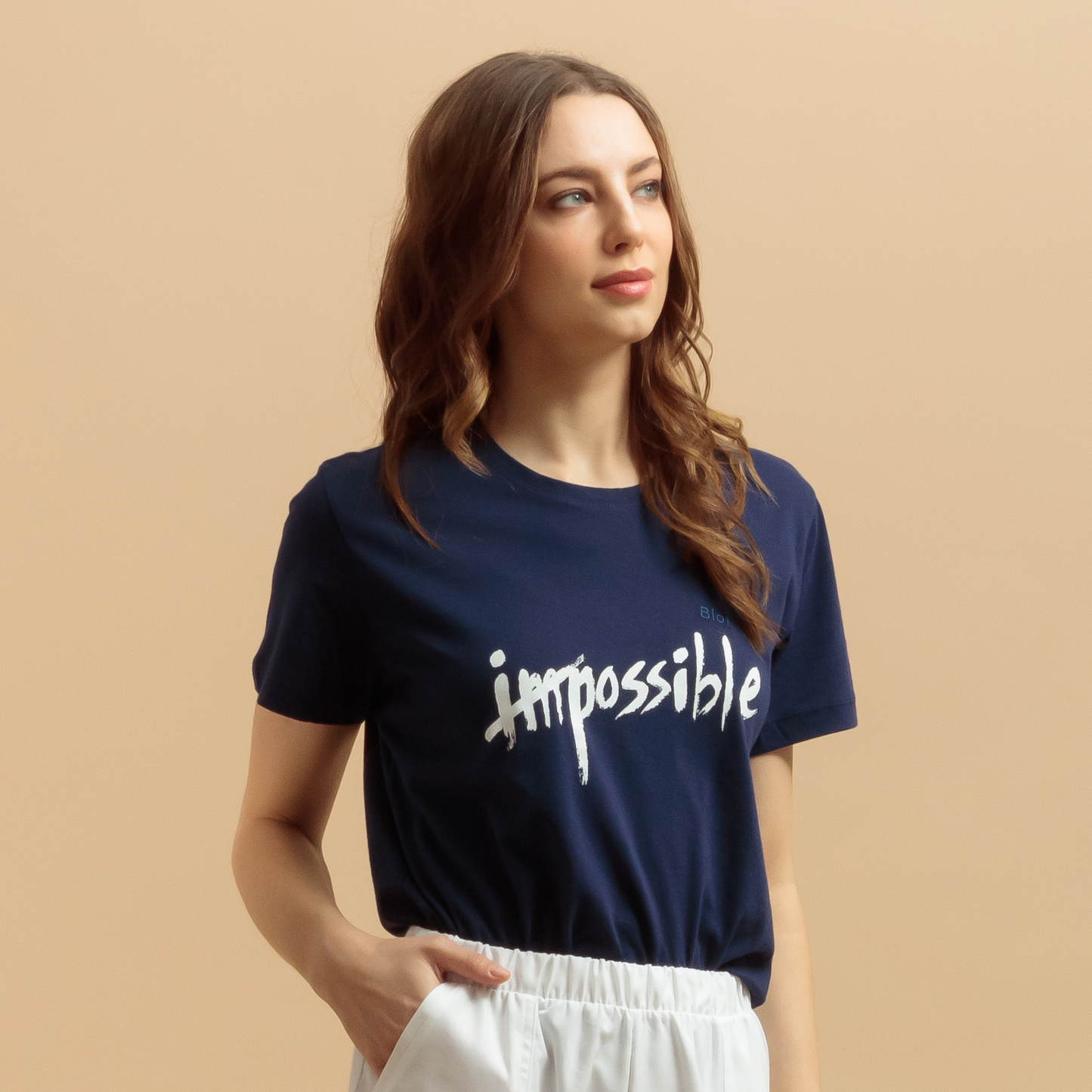 blue t-shirt Impossible 